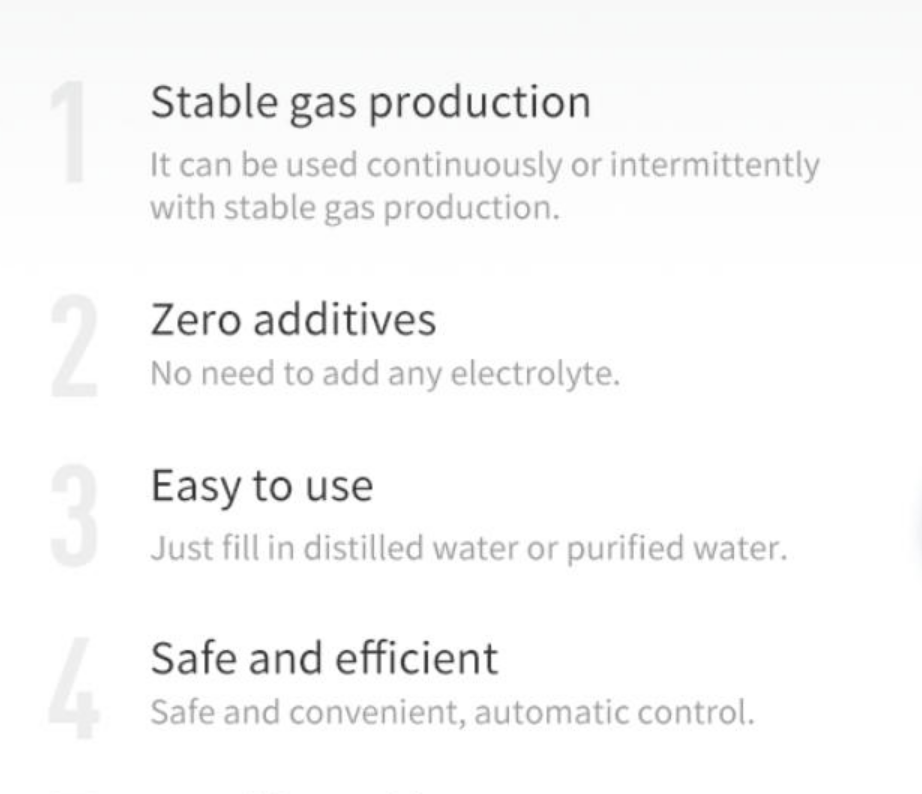 Oxy-Hydrogen Purifier